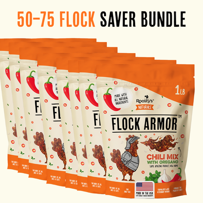 50–75 Flock Size - Daily Worm Defense + Gut Support Saver Bundle (12 Packs)